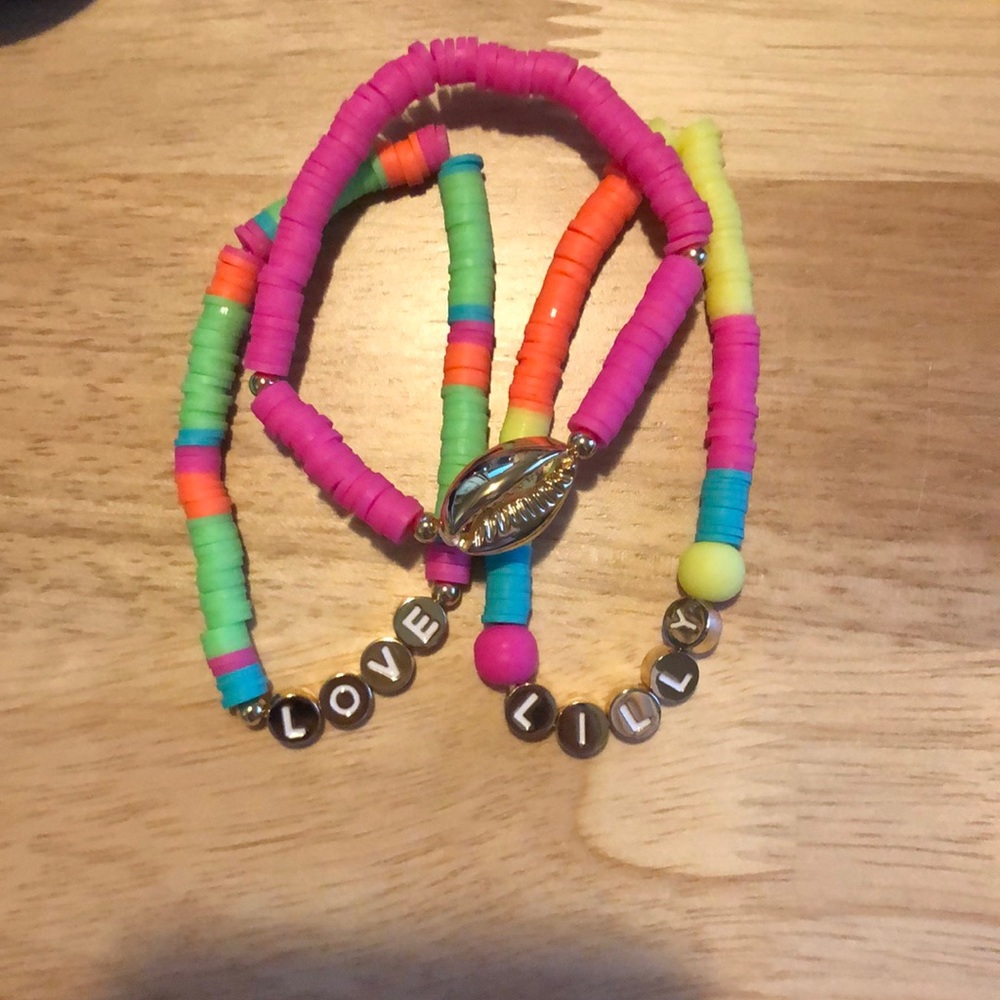Set of 3 Lilly Pulitzer stretch bracelets